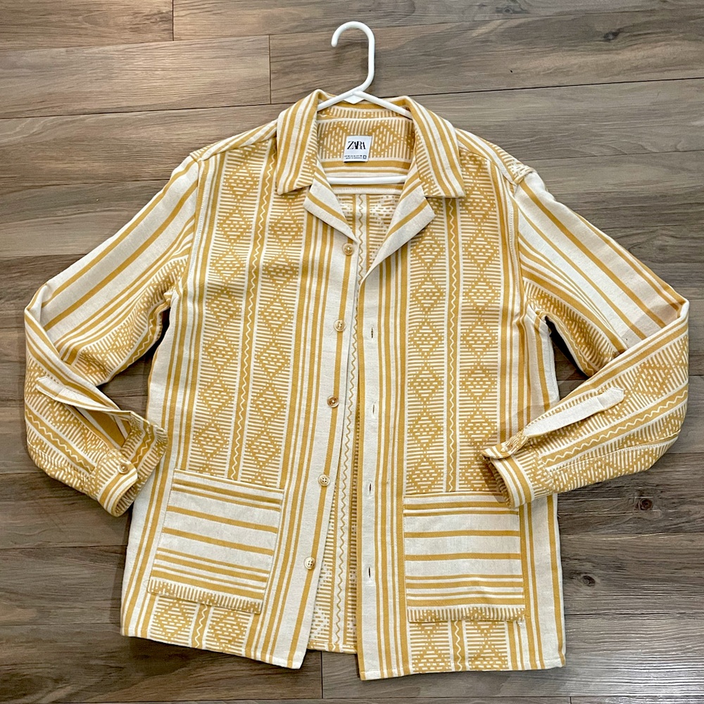 Yellow Zara Overshirt
